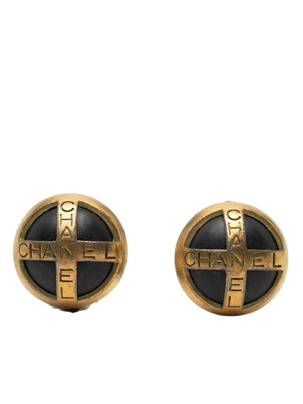 Chanel Vintage Clip-On Earrings Logo #229247C52B